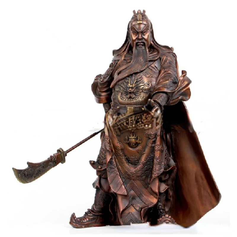 Guardián protector de cobre chino, estatua Kwan Kung Guan Yu Feng Shui, artículos de decoración
Guardián protector de cobre chino, estatua Kwan Kung Guan Yu Feng Shui, artículos de decoración
