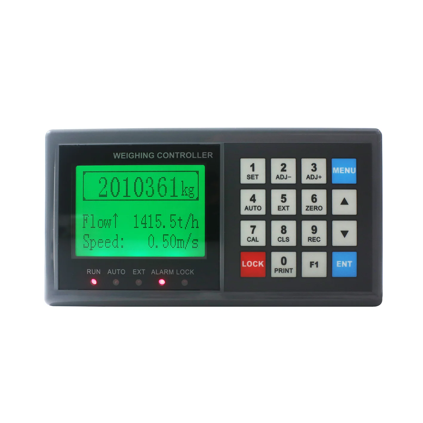 LCD display electronic belt scale and Weigh Feeder controller with optional RS232/RS485/Profibus-DP/Ethernet
LCD display electronic belt scale and Weigh Feeder controller with optional RS232/RS485/Profibus-DP/Ethernet