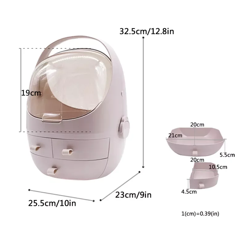 Cosmetics storage box waterproof and dustproof bathroom Large makeup organizer organizers tools skin care jewelry storage drawer
Cosmetics storage box waterproof and dustproof bathroom Large makeup organizer organizers tools skin care jewelry storage drawer