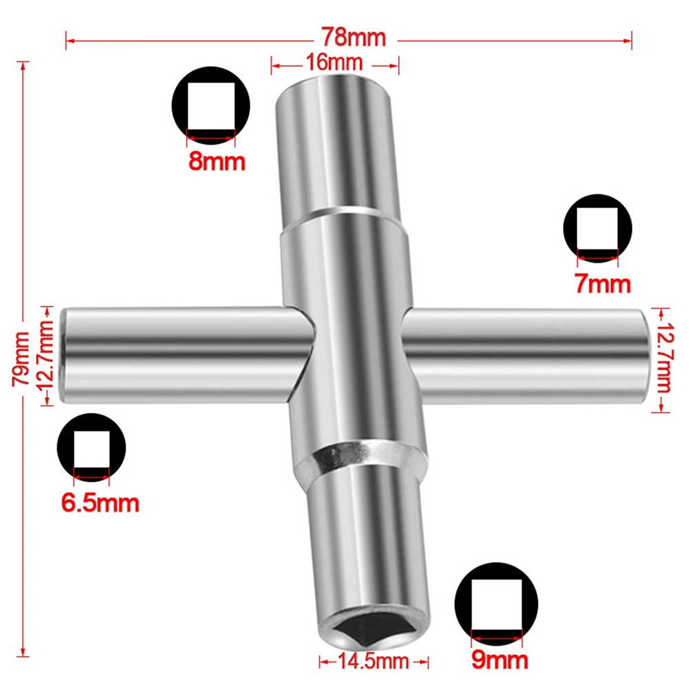 MINI 4 IN 1 Universal Faucet Wrench Square Key Plumber Bathroom Wrench Socket Silver Bathroom Accessories
MINI 4 IN 1 Universal Faucet Wrench Square Key Plumber Bathroom Wrench Socket Silver Bathroom Accessories