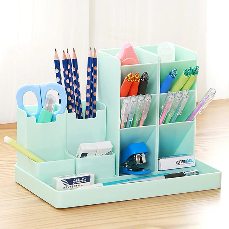 Desk accessories organizer Pen Holder Pencil pot Storage Box Desktop Organizer Stand for pens Case Office Stationery organizers
Desk accessories organizer Pen Holder Pencil pot Storage Box Desktop Organizer Stand for pens Case Office Stationery organizers