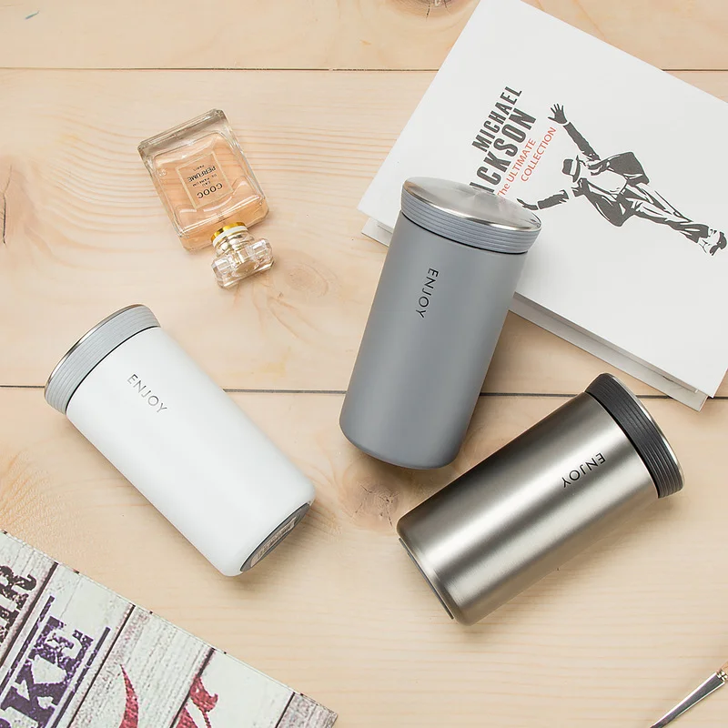 350ML Water Bottle Straight Cup Creative Mini Vacuum Thermos Stainless Steel Vacuum Flasks Water Cup Men and Women Office Cup
350ML Water Bottle Straight Cup Creative Mini Vacuum Thermos Stainless Steel Vacuum Flasks Water Cup Men and Women Office Cup