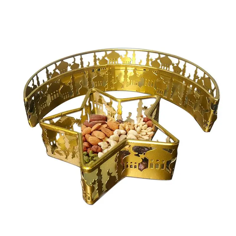 Decoration Eid Festival Supplies Dinner Plate Tray Iron Moon Star Plates Home Decorations Eid Serving Tray Holiday Decor
Decoration Eid Festival Supplies Dinner Plate Tray Iron Moon Star Plates Home Decorations Eid Serving Tray Holiday Decor
