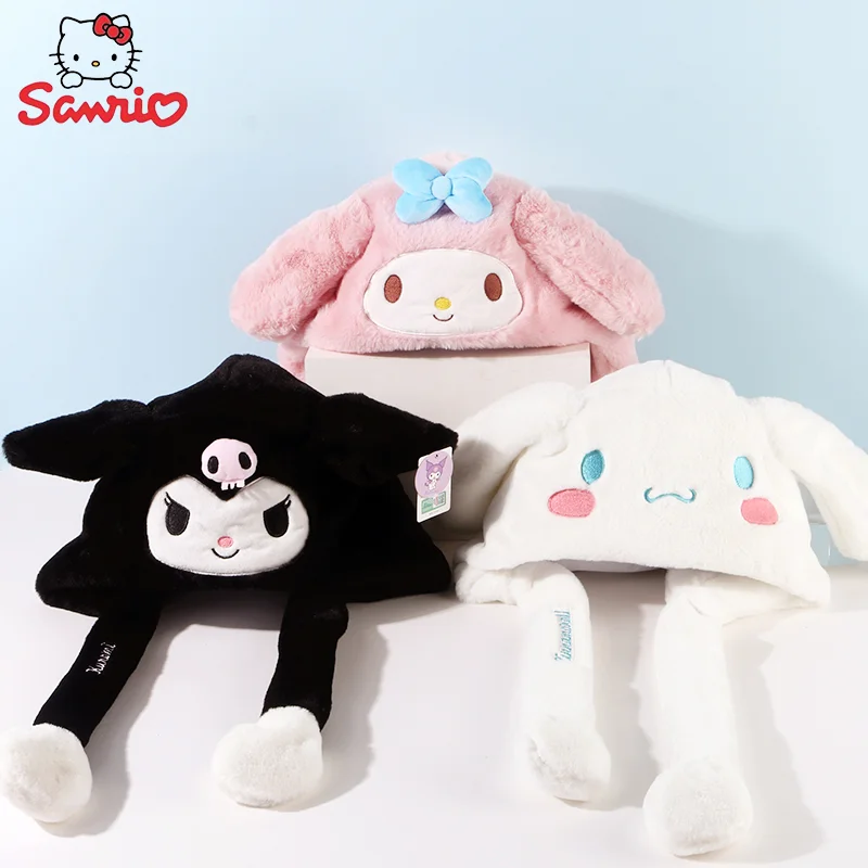 Genuine Sanrio Series Plush Hat Kawaii Cinnamoroll Melody Kuromi Pachacco Cute Ear Hat Cartoon One Touch Warm Plush Winter Girl
Genuine Sanrio Series Plush Hat Kawaii Cinnamoroll Melody Kuromi Pachacco Cute Ear Hat Cartoon One Touch Warm Plush Winter Girl