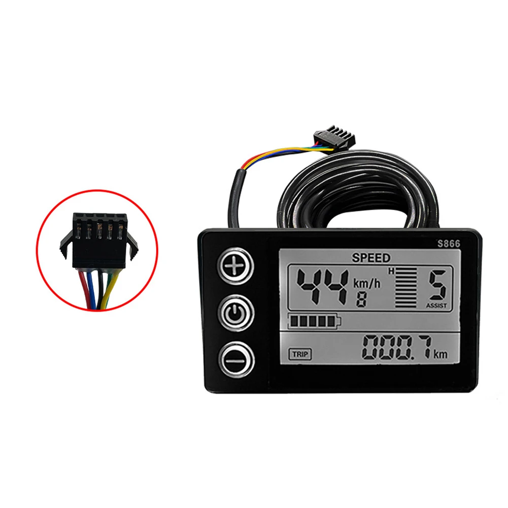 Brand New Controller Kit E-Bike LCD Display Sine Wave Three-mode Thumb Throttle 24/36/48V 26A 500W/750W Universal
Brand New Controller Kit E-Bike LCD Display Sine Wave Three-mode Thumb Throttle 24/36/48V 26A 500W/750W Universal