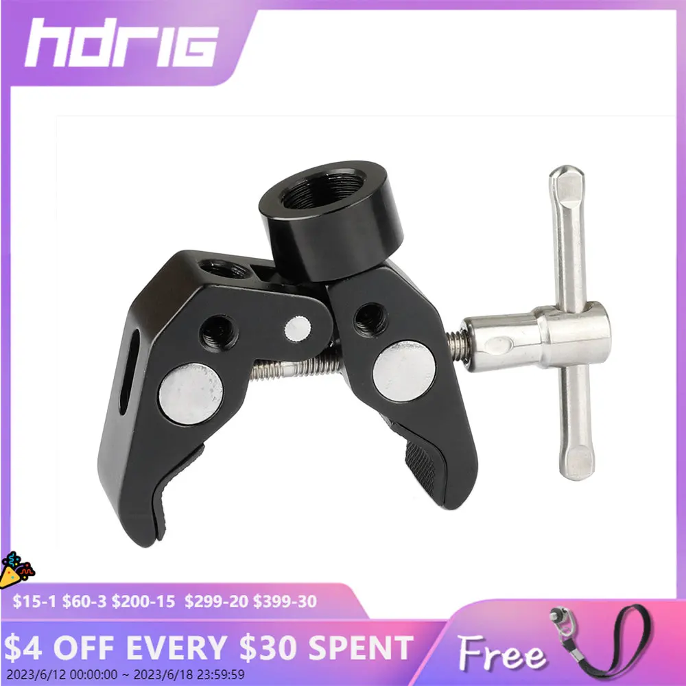 Универсальный многоцелевой супер-зажим HDRIG с переходником с наружной резьбы 1/4 на внутреннюю резьбу 5/8 дюйма
Универсальный многоцелевой супер-зажим HDRIG с переходником с наружной резьбы 1/4 на внутреннюю резьбу 5/8 дюйма