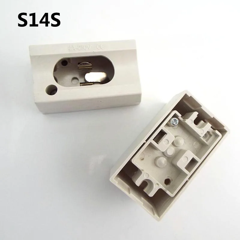Держатель лампы S14S/S14D белый ABS
Держатель лампы S14S/S14D белый ABS