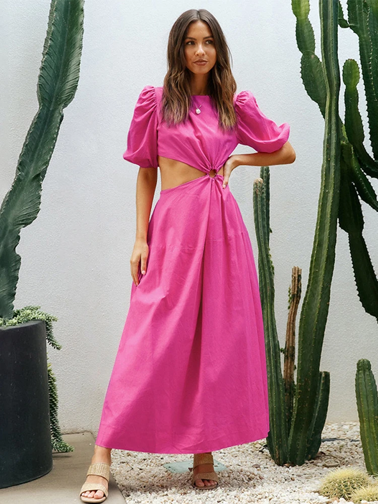 Женское летнее платье-макси Foridol, однобортное пикантное платье с вырезом на талии и пышными рукавами, праздничное пляжное длинное платье ро...
Женское летнее платье-макси Foridol, однобортное пикантное платье с вырезом на талии и пышными рукавами, праздничное пляжное длинное платье ро...