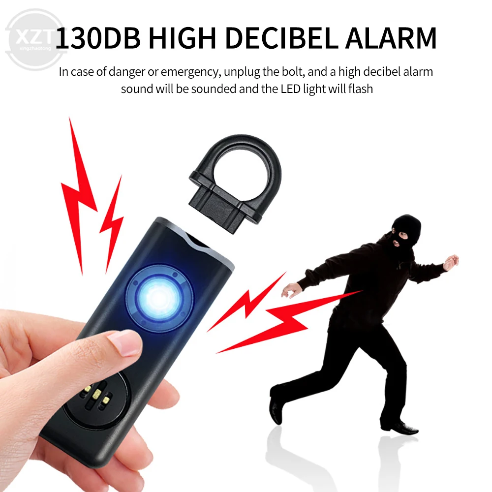 Self Defense Siren Safety Alarm for Women Keychain with SOS LED Light Personal Security Alarm Mini Keychain
Self Defense Siren Safety Alarm for Women Keychain with SOS LED Light Personal Security Alarm Mini Keychain