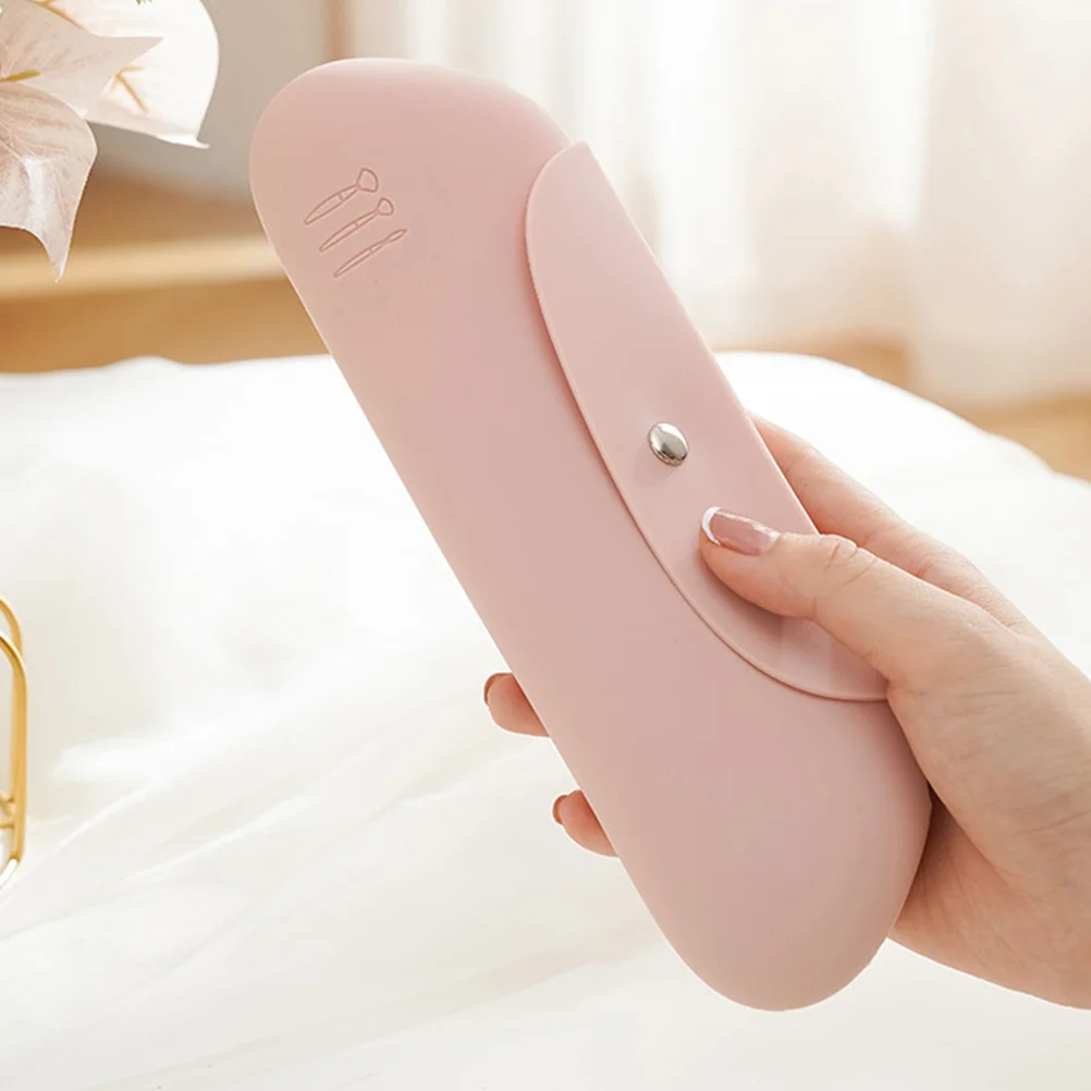 Makeup Brush Bag Silicone Brushes Pouch Travel Case Holder Portable Cosmetics Toiletry
Makeup Brush Bag Silicone Brushes Pouch Travel Case Holder Portable Cosmetics Toiletry