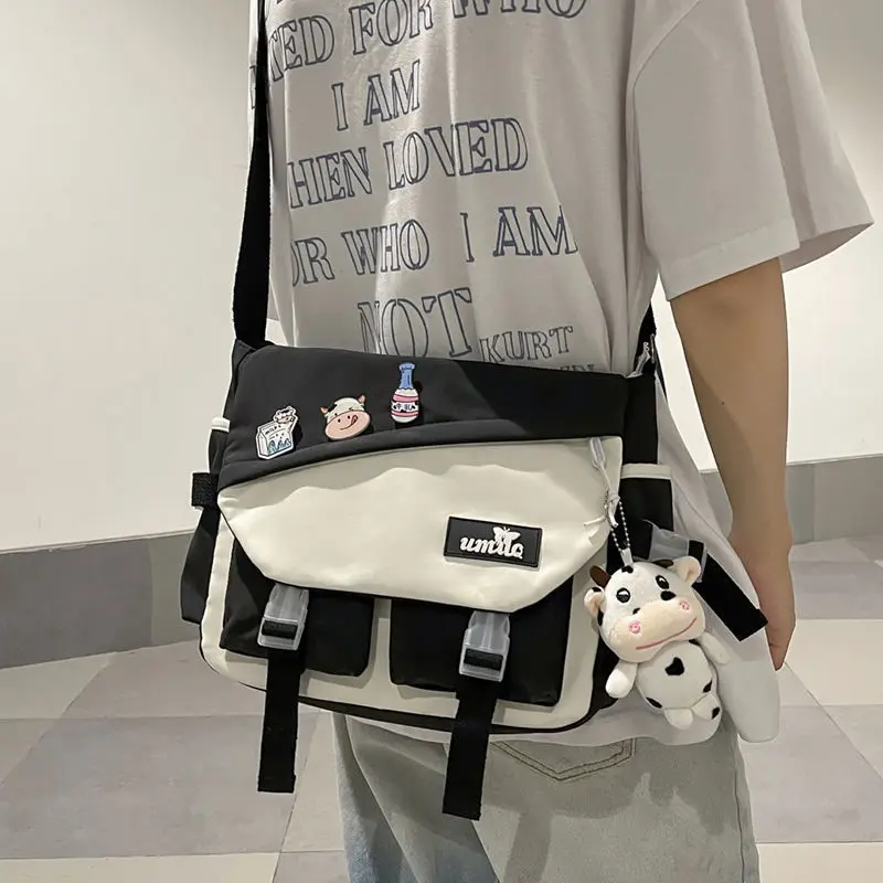 Холщовая сумка-мессенджер для молодых девушек, модные сумки на плечо, вместительные нейлоновые сумки через плечо для студентов, для женщин ...
Холщовая сумка-мессенджер для молодых девушек, модные сумки на плечо, вместительные нейлоновые сумки через плечо для студентов, для женщин ...