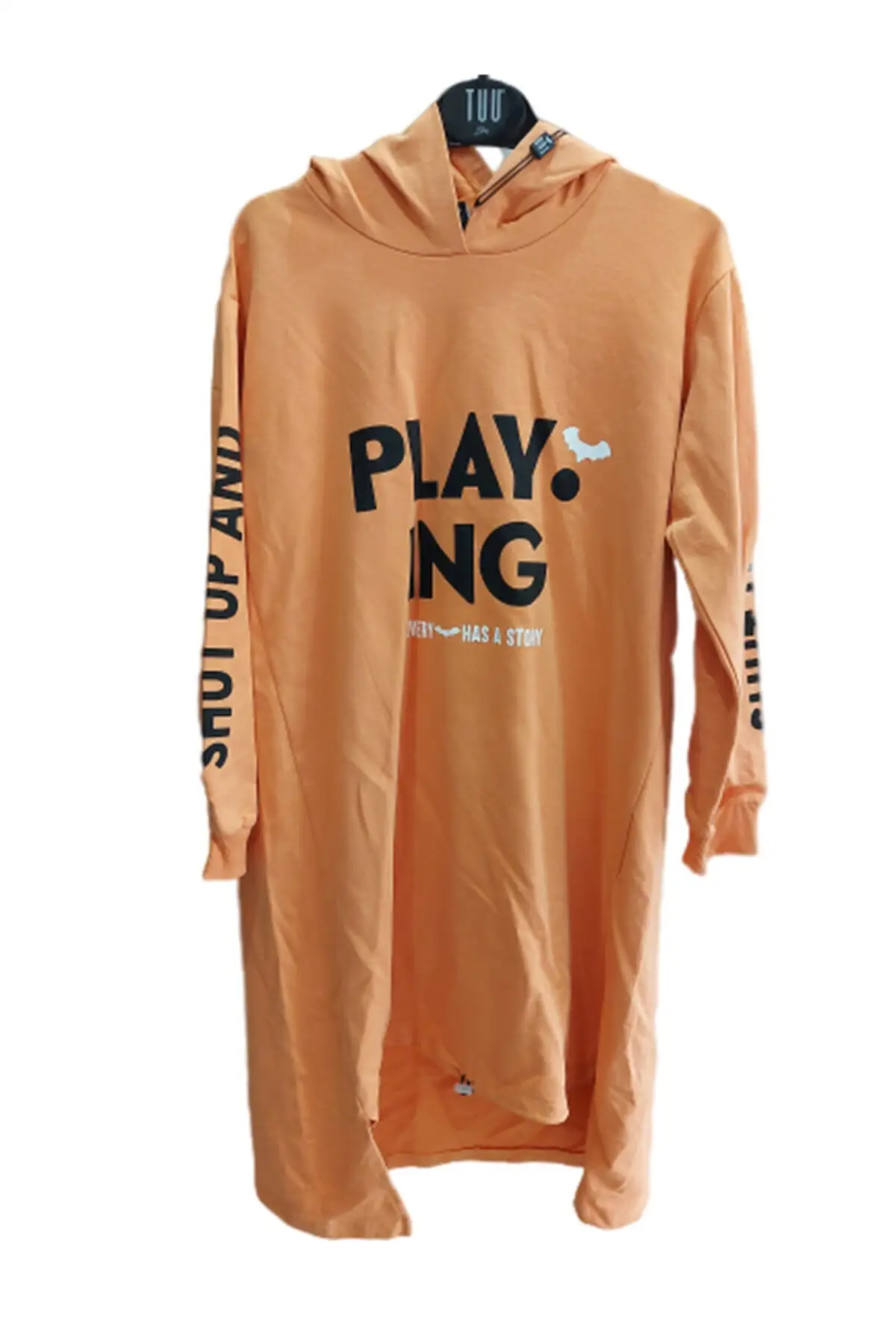 Girl's Play Long Dress 11-14 Age Maxi Written Comfort Cotton Orange 2 Yarn Street Style in 1 Sportswear Clothing 
Girl's Play Long Dress 11-14 Age Maxi Written Comfort Cotton Orange 2 Yarn Street Style in 1 Sportswear Clothing