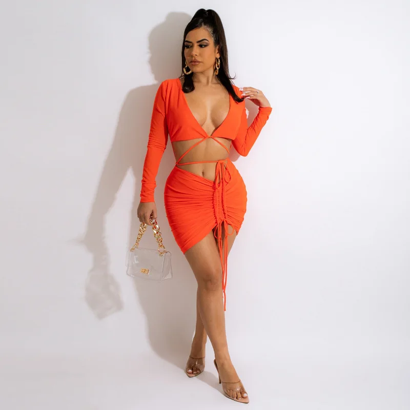 Euramerican Spring Summer Sexy Dress Women Long-Sleeve Low-Cut Rope B Sheath V-Neck Full Sleeve Above Knee Lady Vestidos
Euramerican Spring Summer Sexy Dress Women Long-Sleeve Low-Cut Rope B Sheath V-Neck Full Sleeve Above Knee Lady Vestidos