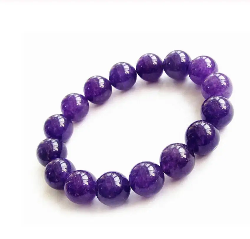Fashion jewelry Handmade 10mm Purple Round Amethyst gemstone beads stretchable bracelet 7.5"AAA
Fashion jewelry Handmade 10mm Purple Round Amethyst gemstone beads stretchable bracelet 7.5"AAA