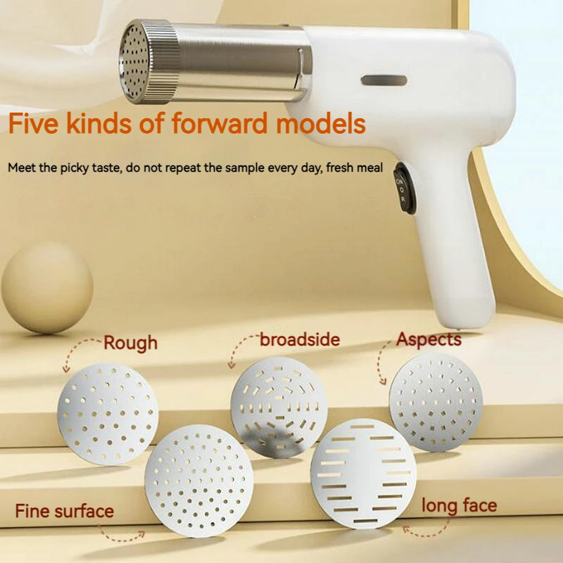 Home noodle machine Wireless handheld electric noodle gun noodle machine Portable small noodle machine
Home noodle machine Wireless handheld electric noodle gun noodle machine Portable small noodle machine