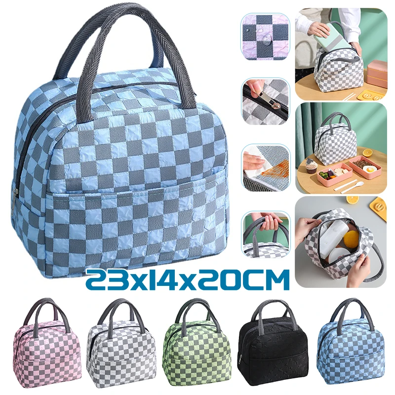 Fashion Picnic Bento Cooler Bag For Women Men Lunch Bag Convenient Waterproof Thermal Insulated Food Bags for Breakfast
Fashion Picnic Bento Cooler Bag For Women Men Lunch Bag Convenient Waterproof Thermal Insulated Food Bags for Breakfast