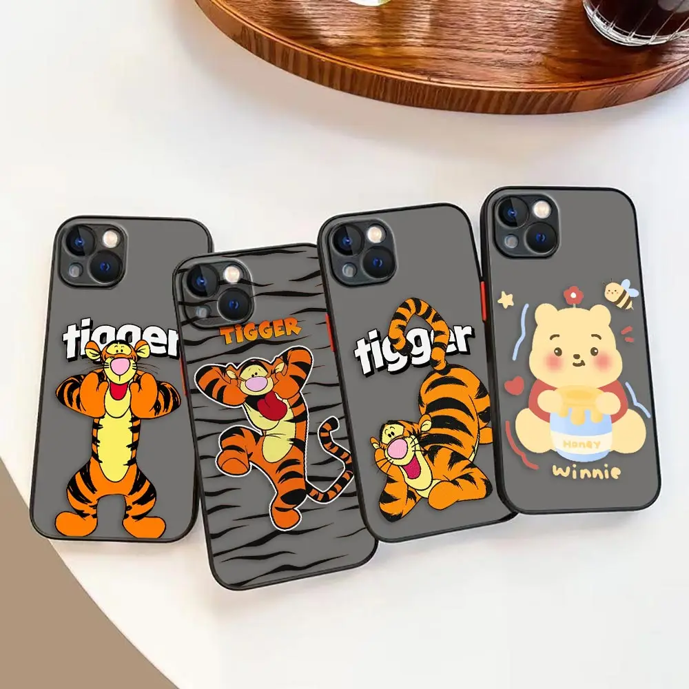Matte Case for iPhone Apple 14 13 11 12 MINI Pro XS Max XR X 7 8 SE 2022 2020 6 6S Plus Case Funda Winnie The Pooh Piglet Tigger 
Matte Case for iPhone Apple 14 13 11 12 MINI Pro XS Max XR X 7 8 SE 2022 2020 6 6S Plus Case Funda Winnie The Pooh Piglet Tigger