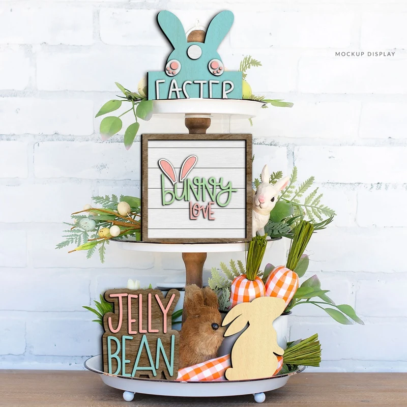 Set Of 8 Easter Table Decorations, Easter Tiered Tray Decorations Easter Stand Display Photo Prop Farmhouse Decor
Set Of 8 Easter Table Decorations, Easter Tiered Tray Decorations Easter Stand Display Photo Prop Farmhouse Decor