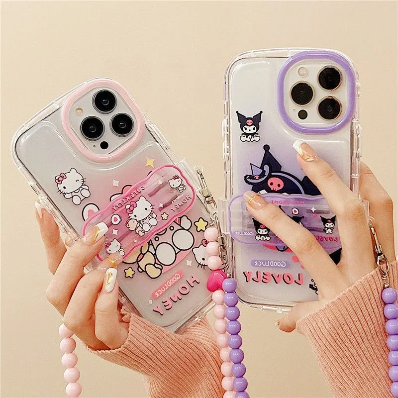 Милый мультяшный Sanrio Hello Kitty Kuromi с роскошным браслетом, чехлы для телефонов iPhone 14 13 12 11 Pro Max, задняя крышка Y2k, подарок для девушки
Милый мультяшный Sanrio Hello Kitty Kuromi с роскошным браслетом, чехлы для телефонов iPhone 14 13 12 11 Pro Max, задняя крышка Y2k, подарок для девушки