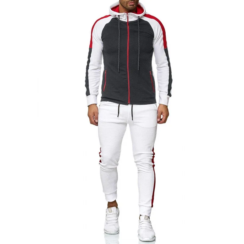 New Autumn Winter Mens Fashion Tracksuit Zipper Hoodies And Pants Sweatsuit Set Gym Sweatshirts
New Autumn Winter Mens Fashion Tracksuit Zipper Hoodies And Pants Sweatsuit Set Gym Sweatshirts