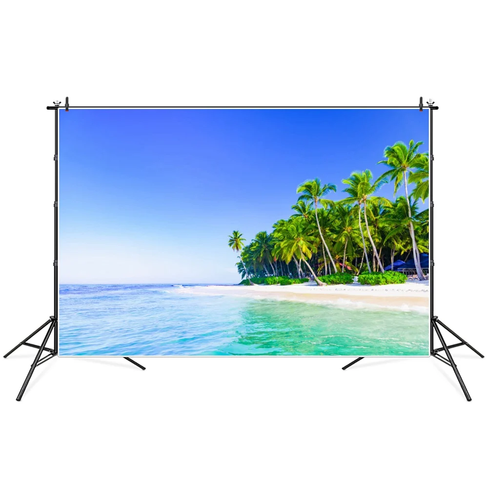 Tropical Palms Beach Sea Surface Scenic Photography Background Custom Summer Holiday Party Decoration Photocall Photo Backdrops
Tropical Palms Beach Sea Surface Scenic Photography Background Custom Summer Holiday Party Decoration Photocall Photo Backdrops