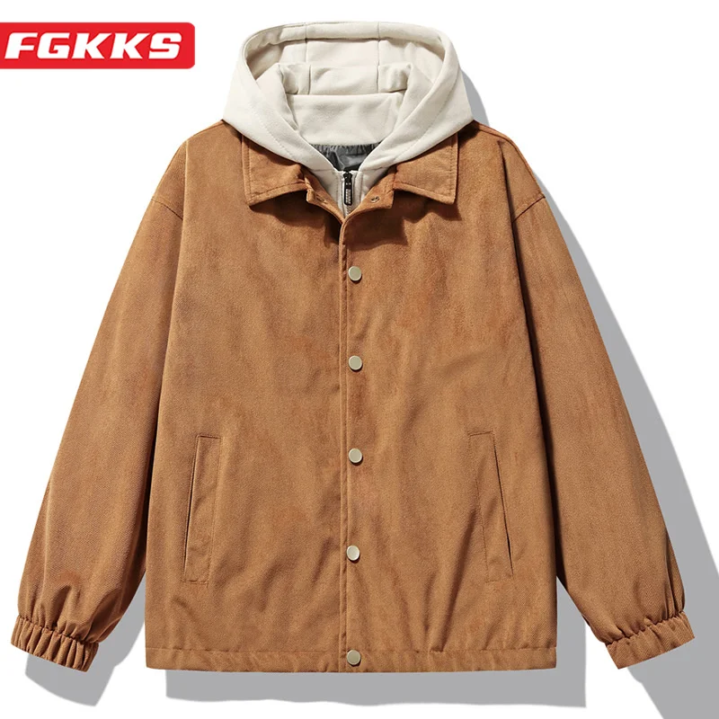 FGKKS 2023, повседневная куртка для улицы, для мужчин, разные цвета, имитация двух теплых пальто, высокое качество, модный дизайн, куртка для мужчин 
FGKKS 2023, повседневная куртка для улицы, для мужчин, разные цвета, имитация двух теплых пальто, высокое качество, модный дизайн, куртка для мужчин