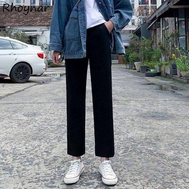 Pants Women Autumn Chic Retro Ankle-length Fit Soft New Fashion High Waist Solid Elegant All-match Simple Baggy Daily Leisure
Pants Women Autumn Chic Retro Ankle-length Fit Soft New Fashion High Waist Solid Elegant All-match Simple Baggy Daily Leisure