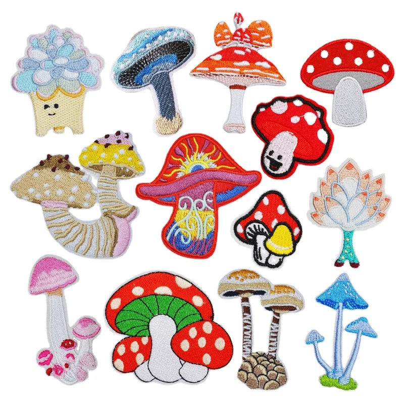 20pcs/lot Luxury Anime Fun Embroidery Patch Dot Mushroom Plant Flower Shirt Bag Clothing Decoration Accessory Craft Diy Applique
20pcs/lot Luxury Anime Fun Embroidery Patch Dot Mushroom Plant Flower Shirt Bag Clothing Decoration Accessory Craft Diy Applique