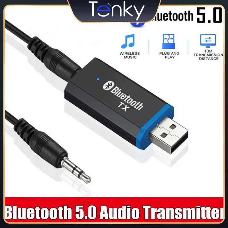 

Brand New Transmitter Adapter Aux Stereo Jack Adapter High Quality 5.0 5.0 Transmitte 3.5mm Usb