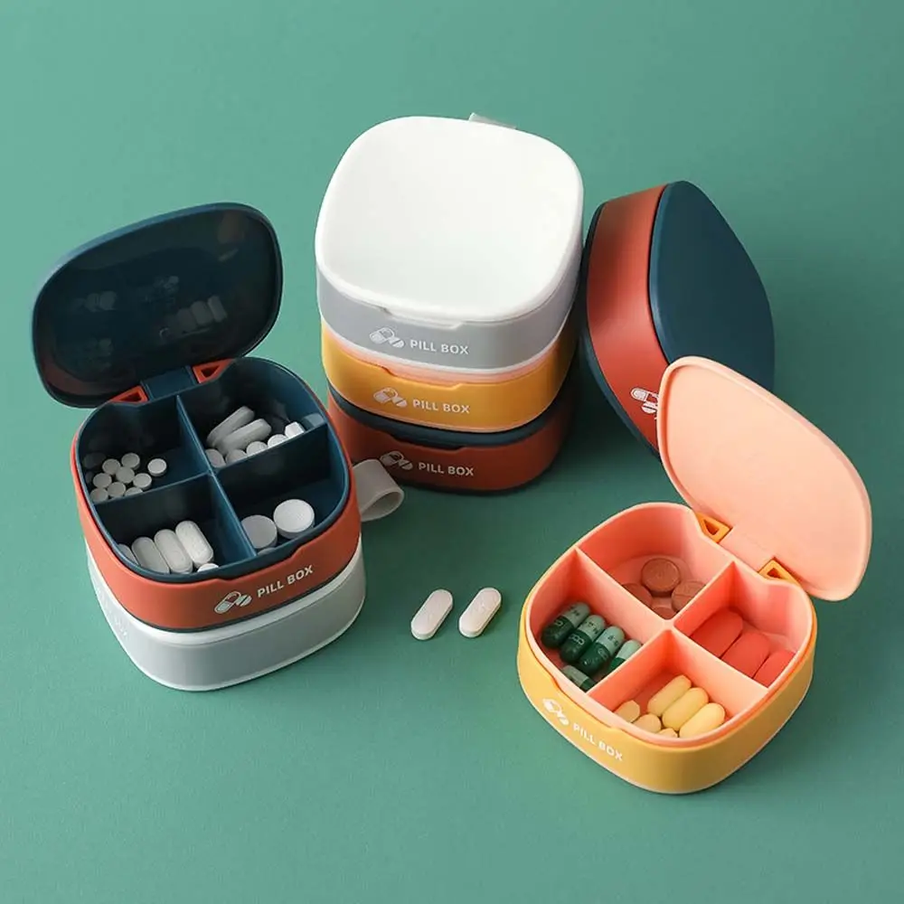 

Travel Capsules Organizer Tablet Splitters Pill Case Plastic Box Medicine Boxes Small Medicine Box Pill Storage Box Sealing Box