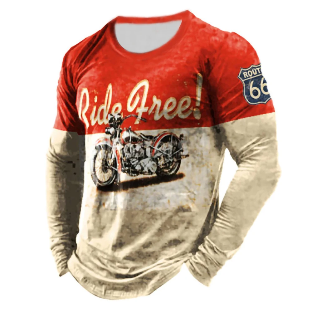 Retro Fashion Men 3d Print Cotton Pullover Casual Crew Neck Sleeve T-shirts Spring Autumn Loose Men Tops Blouse
Retro Fashion Men 3d Print Cotton Pullover Casual Crew Neck Sleeve T-shirts Spring Autumn Loose Men Tops Blouse