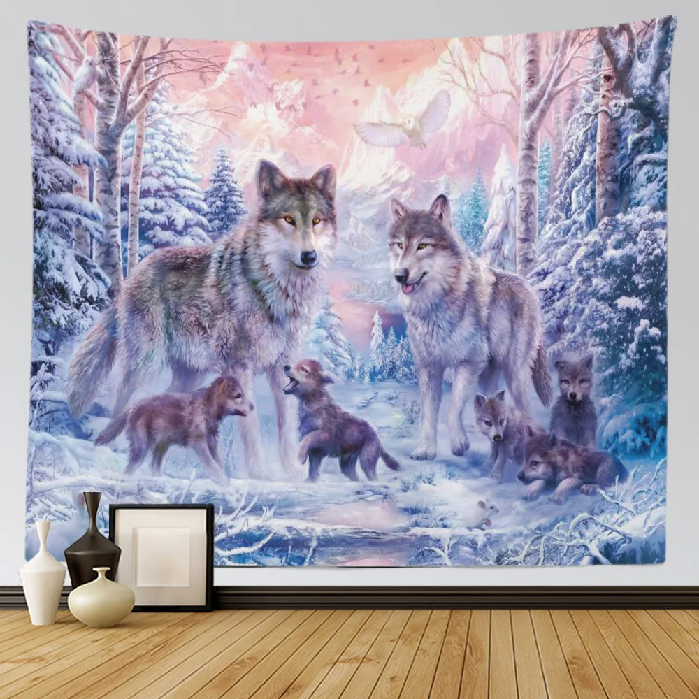 HD Digital Printing Anime Wolf Animal Tapestry Wall Hanging Boho Home Decor Aesthetic Mandala Hippie Moon Room Wall Decoration
HD Digital Printing Anime Wolf Animal Tapestry Wall Hanging Boho Home Decor Aesthetic Mandala Hippie Moon Room Wall Decoration