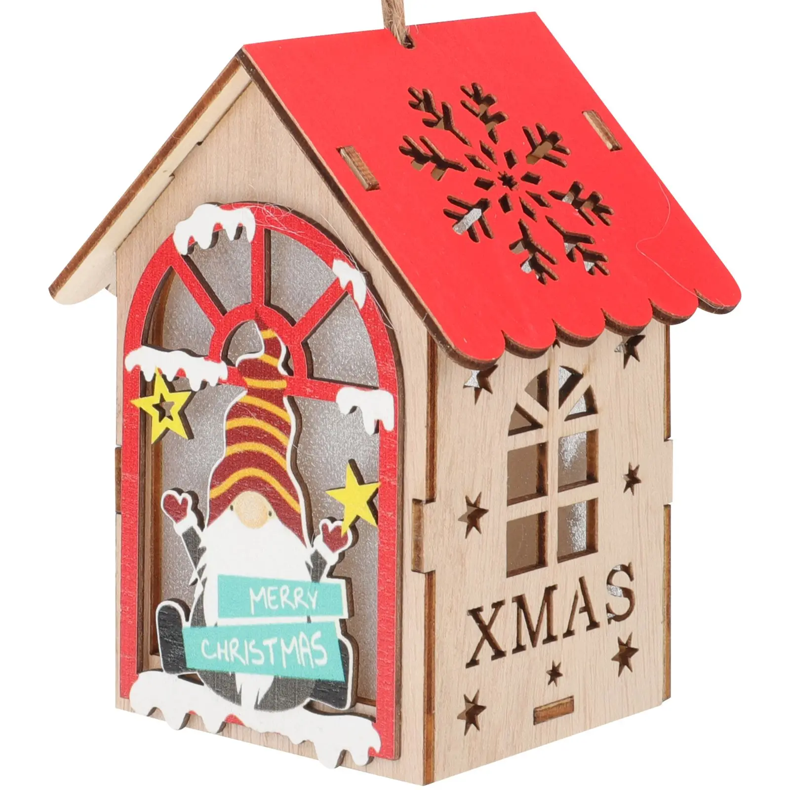 Diy Wooden Xmas Adornment Xmas Tree Pendant Xmas Wood House Pendant Luminous Cabin for Families Friends
Diy Wooden Xmas Adornment Xmas Tree Pendant Xmas Wood House Pendant Luminous Cabin for Families Friends