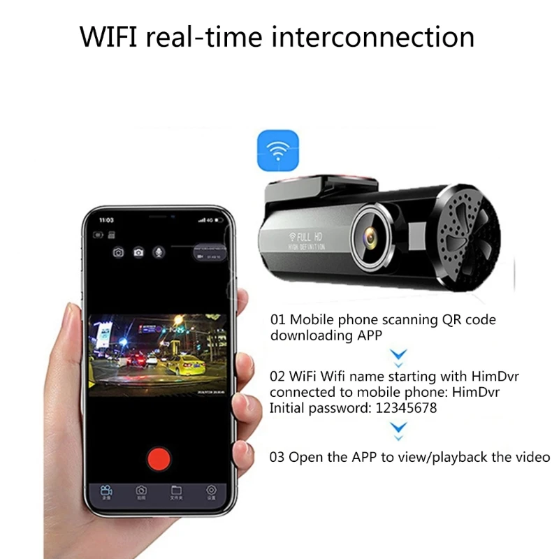 Умный мини рекордер для автомобиля Wifi Голосовое управление 1080P широкий угол 140 градусов F19E
Умный мини рекордер для автомобиля Wifi Голосовое управление 1080P широкий угол 140 градусов F19E