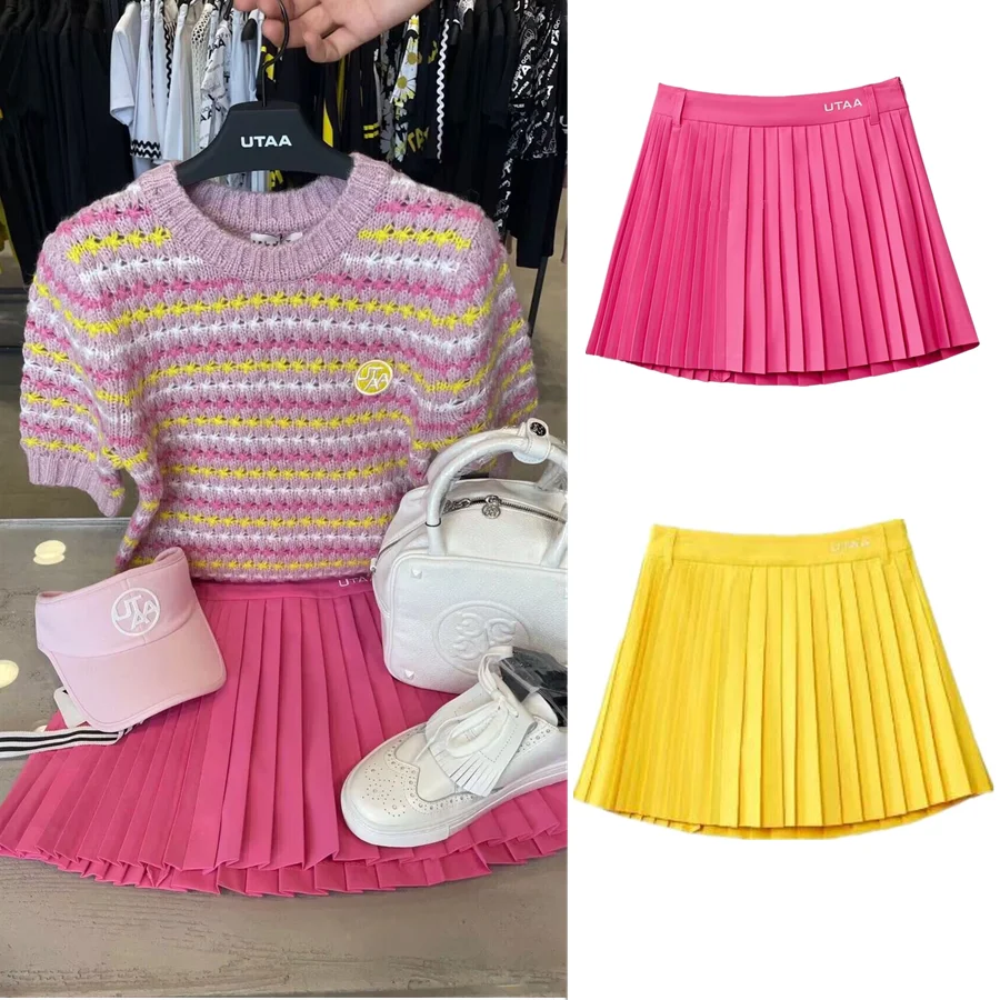 Spring and autumn 2022 new model Golf Shorts Skirts Women's Fashion Pleated Skirt Outdoor Sports Skorts beautiful colour
Spring and autumn 2022 new model Golf Shorts Skirts Women's Fashion Pleated Skirt Outdoor Sports Skorts beautiful colour
