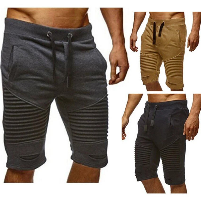 Mens Shorts Joggers Pants Male Pleated Sweatpants Keen Length Streetwear Short Casual Ripped Hip Hop Short Pants Man Clothes
Mens Shorts Joggers Pants Male Pleated Sweatpants Keen Length Streetwear Short Casual Ripped Hip Hop Short Pants Man Clothes
