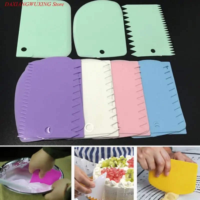 3 шт. Кондитерские инструменты для выпечки, пластиковый нож для теста, глазурь, искусственное украшение, обычные гладкие шпатели с зазубренн...
3 шт. Кондитерские инструменты для выпечки, пластиковый нож для теста, глазурь, искусственное украшение, обычные гладкие шпатели с зазубренн...