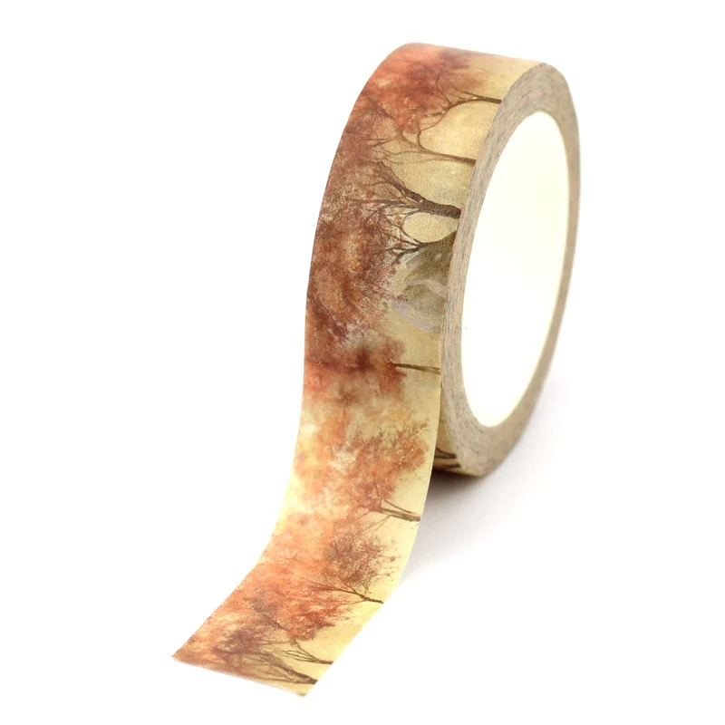 Декоративная клейкая лента GREATHOPE WASHI TAPE «Кленовый лес»
Декоративная клейкая лента GREATHOPE WASHI TAPE «Кленовый лес»