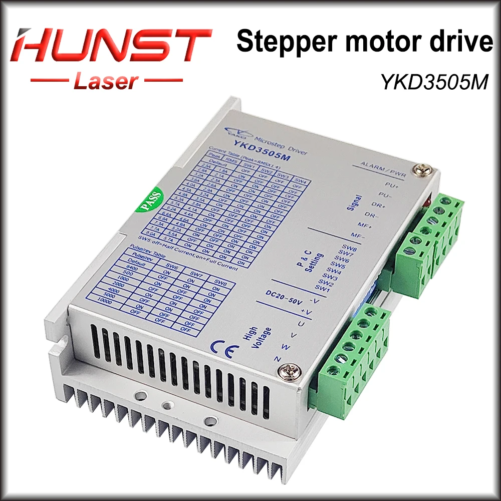 

HUNST YAKO Stepper Motor Driver YKD3505M For 3 Phase 42~86mm (NEMA 17~34) Stepper Motors Which Current Are Below 5.7A.