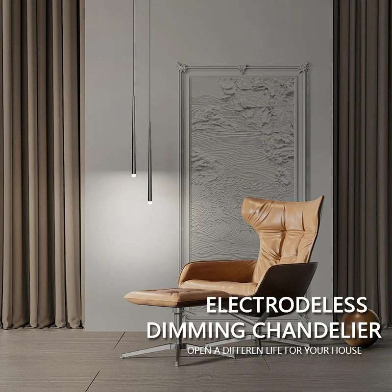 Bedroom bedside small chandelier TV background wall long line fishline lamp minimalist design sense creative master bedroom Chan
Bedroom bedside small chandelier TV background wall long line fishline lamp minimalist design sense creative master bedroom Chan