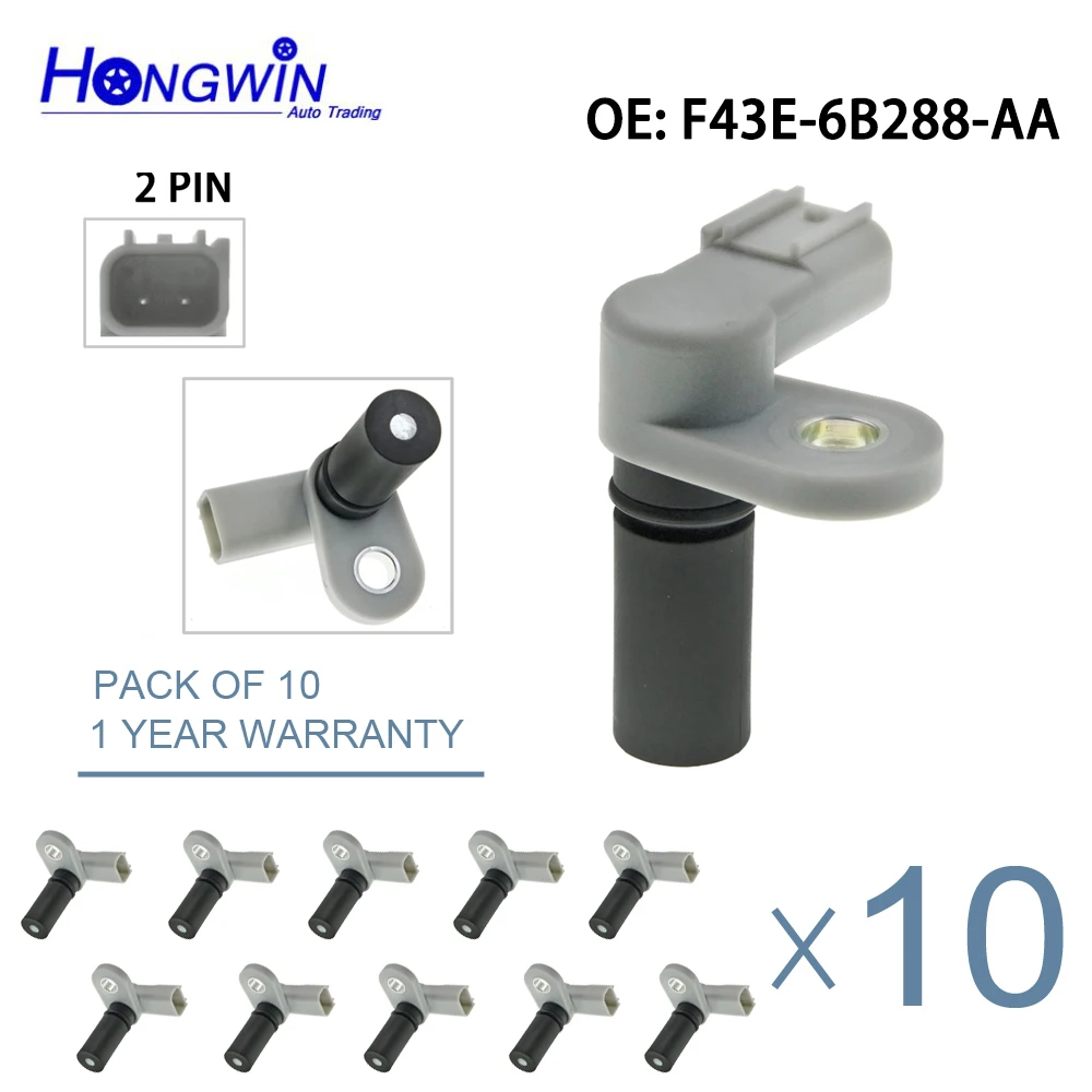 10 шт. OEM: Φ, F43E-6B288-AA, 1F1E6B288AB, 4094767 Датчик положения коленчатого вала для Mazda Tribute Ford World
10 шт. OEM: Φ, F43E-6B288-AA, 1F1E6B288AB, 4094767 Датчик положения коленчатого вала для Mazda Tribute Ford World