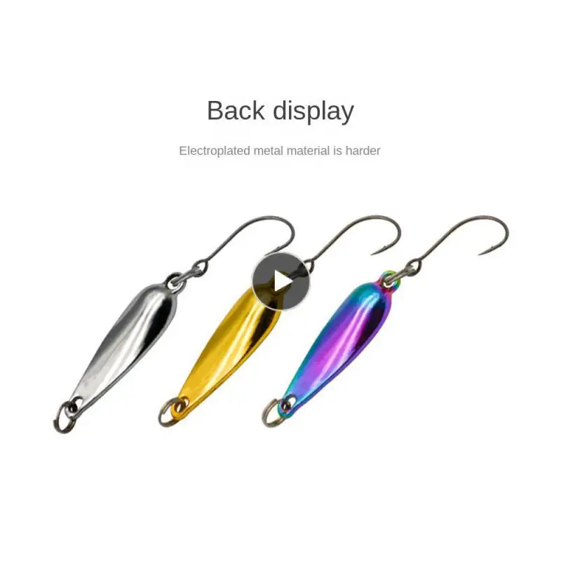 

For Fishing Fishing Tackle Anti-hanging Bottom Horse Mouth Melon Seeds Sequins Fishing Lures Copper With Sharp Hook Bionic Bait