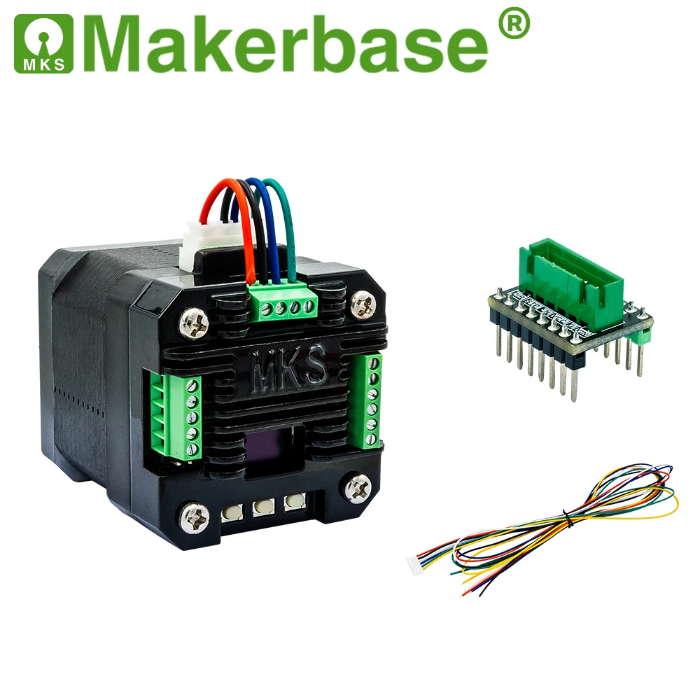 Контроллер сервопривода Nema 17 MKS SERVO42D с замкнутым циклом, привод шагового двигателя RS485, может преобразовать 256 микрошаг 
Контроллер сервопривода Nema 17 MKS SERVO42D с замкнутым циклом, привод шагового двигателя RS485, может преобразовать 256 микрошаг