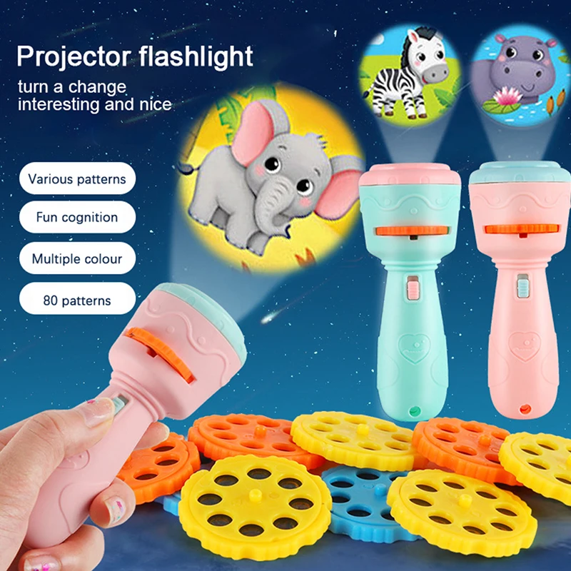 Children's Flashlight Projector For Kids Baby Sleeping Story Book Torch Lamp Toy Early Education Toy Christmas Gift Light Up Toy
Children's Flashlight Projector For Kids Baby Sleeping Story Book Torch Lamp Toy Early Education Toy Christmas Gift Light Up Toy