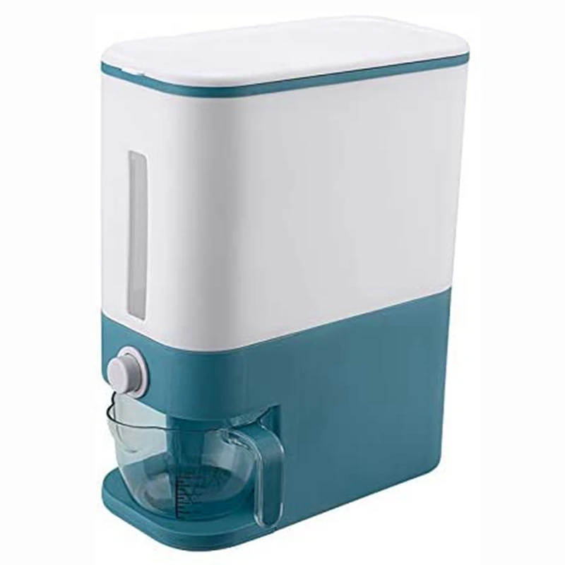 22.5 Lbs Rice Dispenser,Rice Bucket Rice Storage Box,Large Sealed Grain Container Grain Storage With Lid Measuring
22.5 Lbs Rice Dispenser,Rice Bucket Rice Storage Box,Large Sealed Grain Container Grain Storage With Lid Measuring