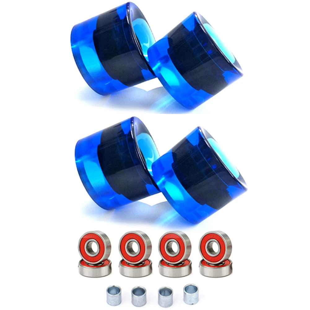4Pcs 60x45mm 78A Skateboard Longboard Wheels ABEC-9 Bearing Spacers Set Roller Skating Handcart Suitcase Accessories Parts
4Pcs 60x45mm 78A Skateboard Longboard Wheels ABEC-9 Bearing Spacers Set Roller Skating Handcart Suitcase Accessories Parts