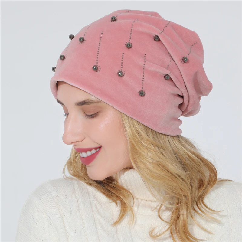 Winter Warm Hats Woman Beaines Cap Solid Casual Lady Slouchy Pearl Cap Crochet Ski Beanie Hat Female Soft Baggy Skullies Beanies
Winter Warm Hats Woman Beaines Cap Solid Casual Lady Slouchy Pearl Cap Crochet Ski Beanie Hat Female Soft Baggy Skullies Beanies