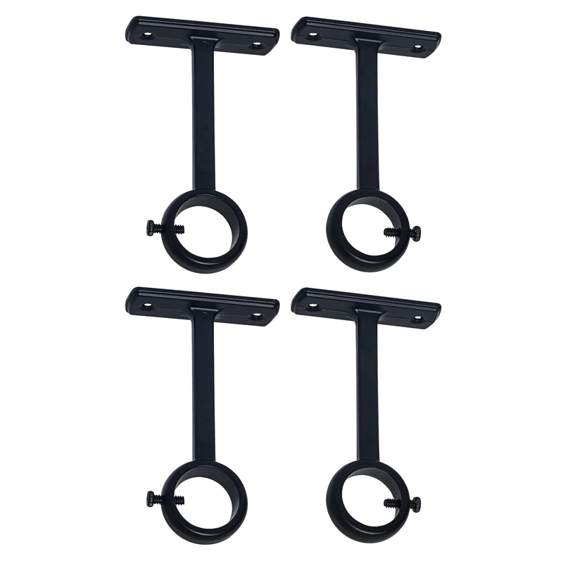 Ceiling Mounted Curtain Rod Brackets, Heavy Duty Ceiling Bracket For 1 Inch Curtain Rod Holder(Set Of 4, Black)
Ceiling Mounted Curtain Rod Brackets, Heavy Duty Ceiling Bracket For 1 Inch Curtain Rod Holder(Set Of 4, Black)