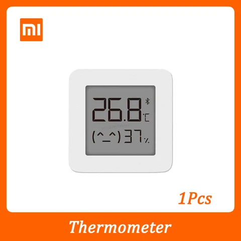 Bluetooth-термометр XIAOMI Mijia 2, беспроводной умный электрический цифровой гигрометр, термометр, работает с приложением Mijia и аккумулятором