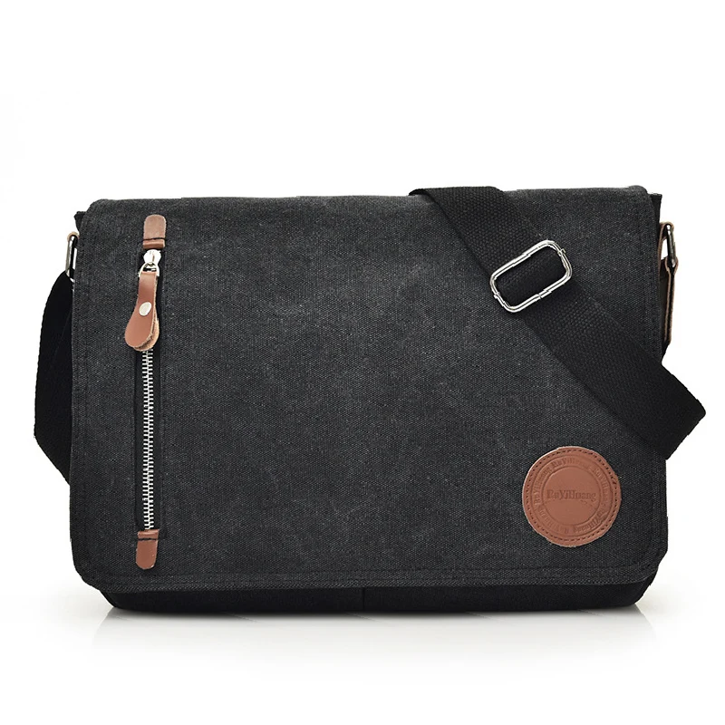 High Quality Wear-resistant Canvas Mens Crossbody Bags Casual Travel Storage Shoulder Bag Fashion Solid Color Messenger Bag Male
High Quality Wear-resistant Canvas Mens Crossbody Bags Casual Travel Storage Shoulder Bag Fashion Solid Color Messenger Bag Male